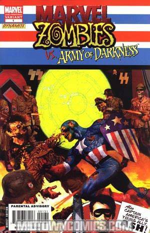 Marvel Zombies Vs Army Of Darkness #1 2nd Ptg Variant Cover