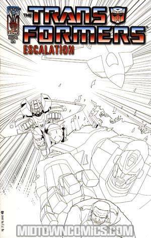 Transformers Escalation #6 Cover C Incentive EJ Su Variant Cover