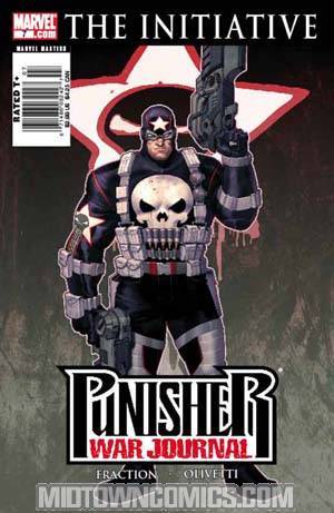 Punisher War Journal Vol 2 #7 Cover B Captain America Costume Cover (The Initiative Tie-In)