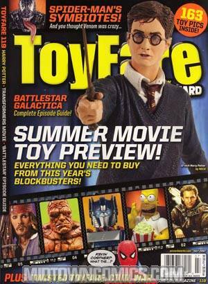 Toyfare #119 Harry Potter Fantastic Four Toys Cvr
