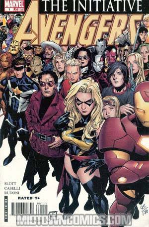 Avengers The Initiative #1 DF Signed By Dan Slott
