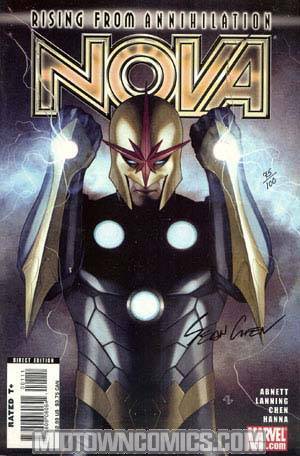 Nova Vol 4 #1 Cover B DF Signed By Sean Chen