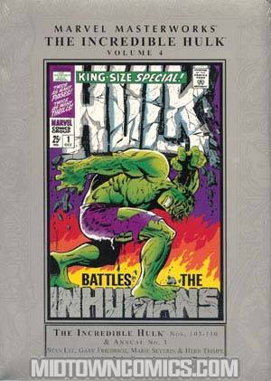 Marvel Masterworks Incredible Hulk Vol 4 HC Regular Dust Jacket