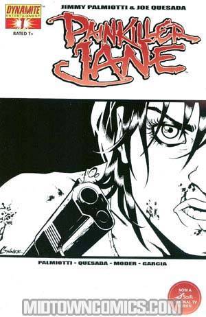 Painkiller Jane Vol 3 #1 Incentive Amanda Conner Sketch Cover