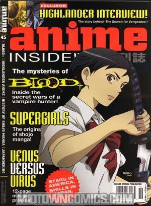Wizard Anime Insider #45 Blood Saya Cvr