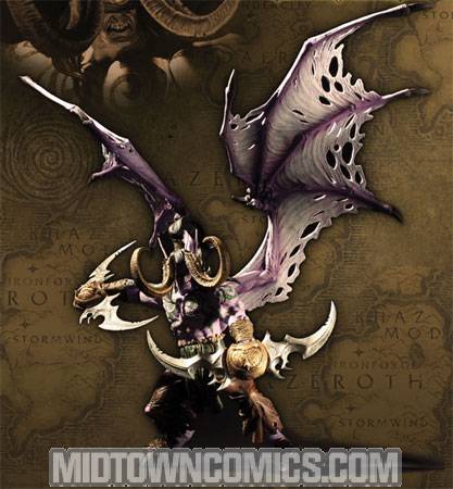 World Of Warcraft Illidan Stormrage Deluxe Collector Figure