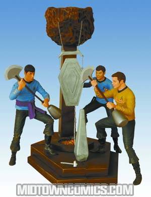 Star Trek The Original Series 40th Anniversary Amok Time Statue Set