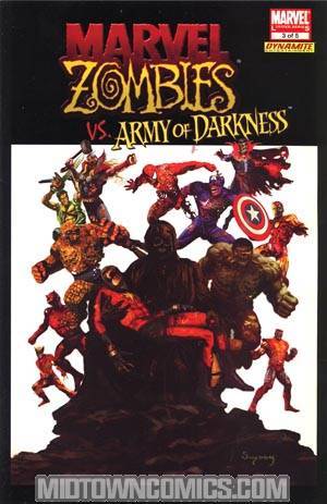 Marvel Zombies Vs Army Of Darkness #3 DE Exclusive Arthur Suydam Variant Cover