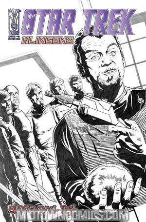 Star Trek Klingons Blood Will Tell #2 Cover C Incentive Joe Corroney Sketch Variant Cover