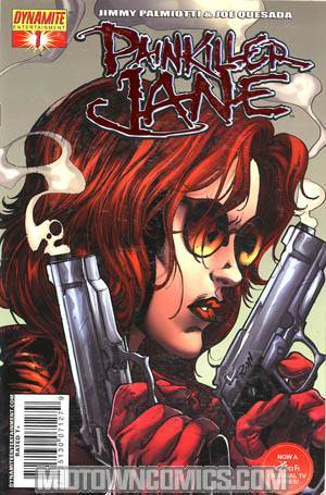 Painkiller Jane Vol 3 #1 Blood Red Foil Cvr