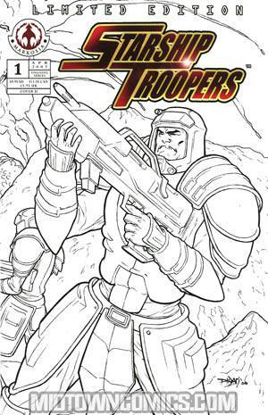 Starship Troopers Ongoing #1 Ltd Sketch Cvr