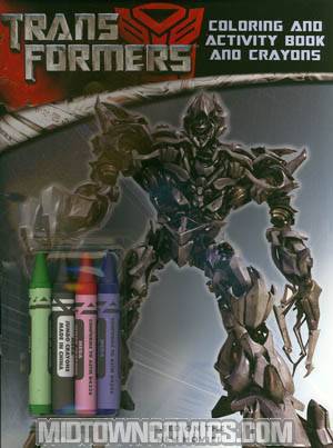 Transformers The Movie Coloring And Activity Book With Crayons TP