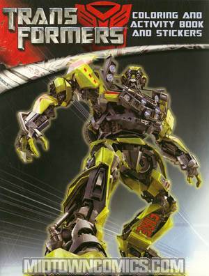 Transformers The Movie Coloring And Activity Book With Stickers TP