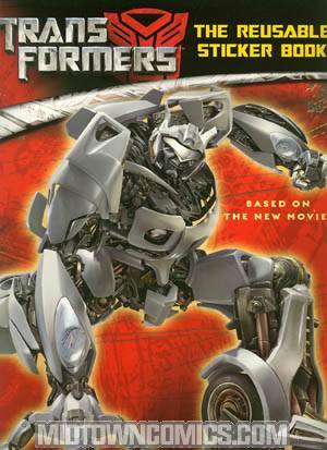 Transformers The Movie Reusable Sticker Book TP