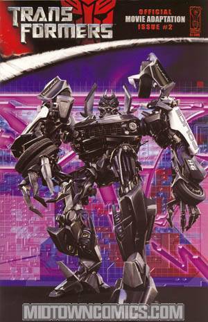 Transformers Movie Adaptation #2 Cover B Incentive Photo Cover