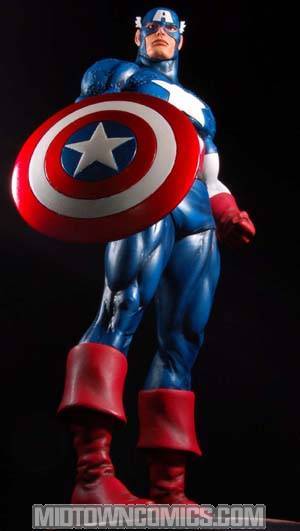 Captain America Classic Statue By Bowen