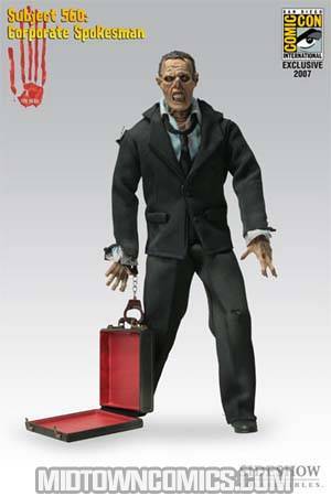 Dead Subject 560 Corporate Spokesman 12-Inch Action Figure Non-Attendee Edition