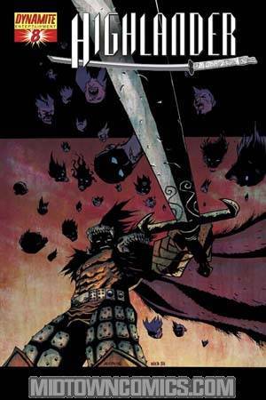 Highlander #8 Regular Michael Avon Oeming Cover