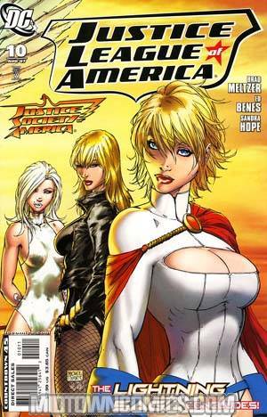 Justice League Of America Vol 2 #10 Regular Michael Turner Cover (The Lightning Saga Part 5)