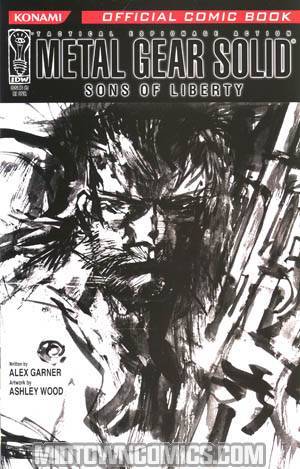 Metal Gear Solid Sons Of Liberty #9 Incentive Ashley Wood Variant Cover