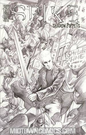 Spike Shadow Puppets #1 Incentive Urru Sketch Cover