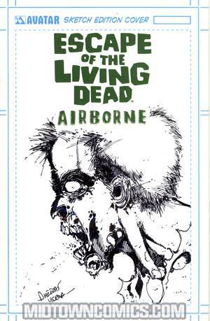 Escape Of The Living Dead Airborne #1 Sketch Cvr