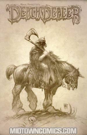 Frank Frazettas Death Dealer #3 Cover C Incentive Nat Jones Sketch Variant Cover