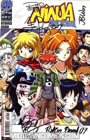 Ninja High School #150 Cover B Signed Edition
