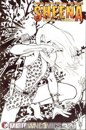 Sheena #1 Cover E Incentive Nicola Scott Sketch Cover