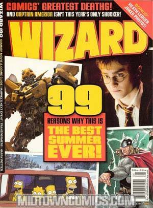 Wizard Comics Magazine #190 Transformers Movie Cvr