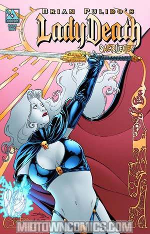 Brian Pulidos Lady Death Sacrilege #1 Gold Foil Cvr