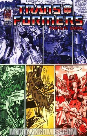 Transformers Spotlight Target 2006 #4 Incentive Retro-Art Sketch Cover