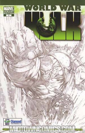 World War Hulk #1 Cover C DCD 25th Anniversary Dave Finch Sketch Cover