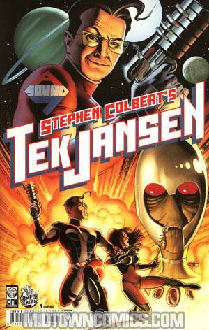 Stephen Colberts Tek Jansen #1 Cover B Incentive John Cassaday Variant Cover