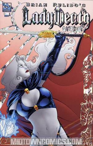 Brian Pulidos Lady Death Sacrilege #1 Prism Foil Cvr