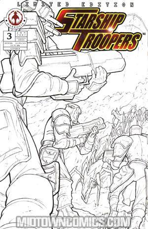 Starship Troopers Ongoing #3 Cvr B Ltd Sketch Ed