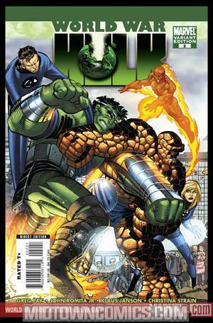 World War Hulk #2 Cover B Incentive John Romita Jr Variant Cover