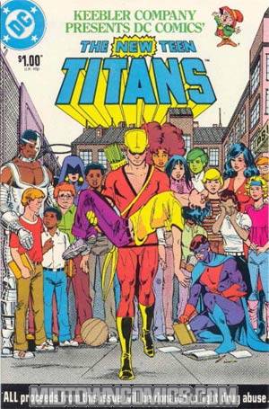 New Teen Titans Drug Awareness Campaign Keebler Version #1 Cover B Direct Sale Reissue