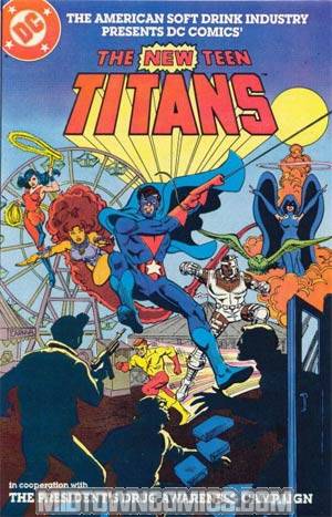 New Teen Titans Drug Awareness Campaign American Soft Drink Version Cover A 1st Ptg