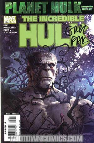 Incredible Hulk Vol 2 #104 Cover B DF Signed By Greg Pak