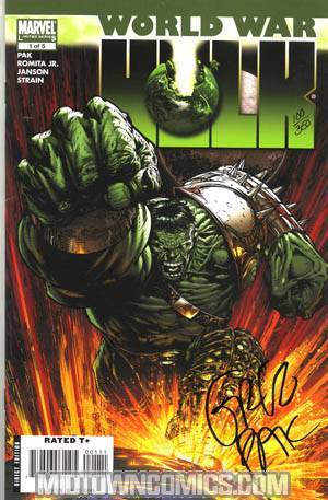 World War Hulk #1 DF Signed By Greg Pak