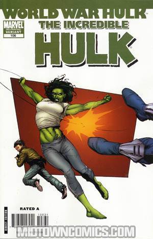 Incredible Hulk Vol 2 #106 Cover C 3rd Ptg Variant Cover (World War Hulk Tie-In)