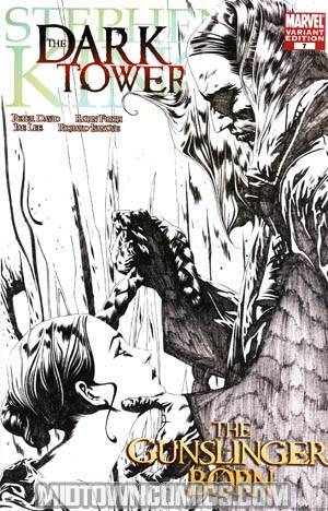 Dark Tower Gunslinger Born #7 Cover B Incentive Jae Lee Sketch Variant Cover