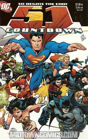 Countdown #51 Cover B DF Signed By Keith Giffen