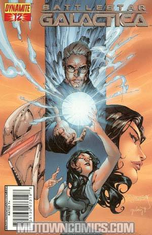 Battlestar Galactica Vol 4 #12 Cover F Cylon Silver Foil Cvr
