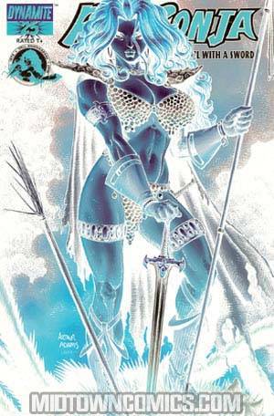 Red Sonja Vol 4 #25 Cover E Incentive Arthur Adams Negative Cover
