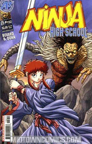 ninja-high-school-yearbook-10a, Scan of comic book cover in…