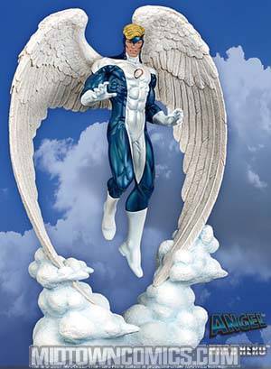 Angel Cold-Cast Porcelain Statue Blue Costume Version