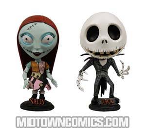 Nightmare Before Christmas 2007 Jack And Sally Head Knockers
