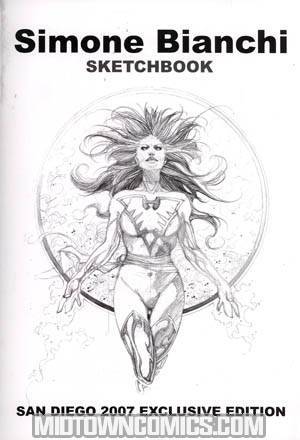 Simone Bianchi SDCC 2007 Sketchbook Signed By Simone Bianchi